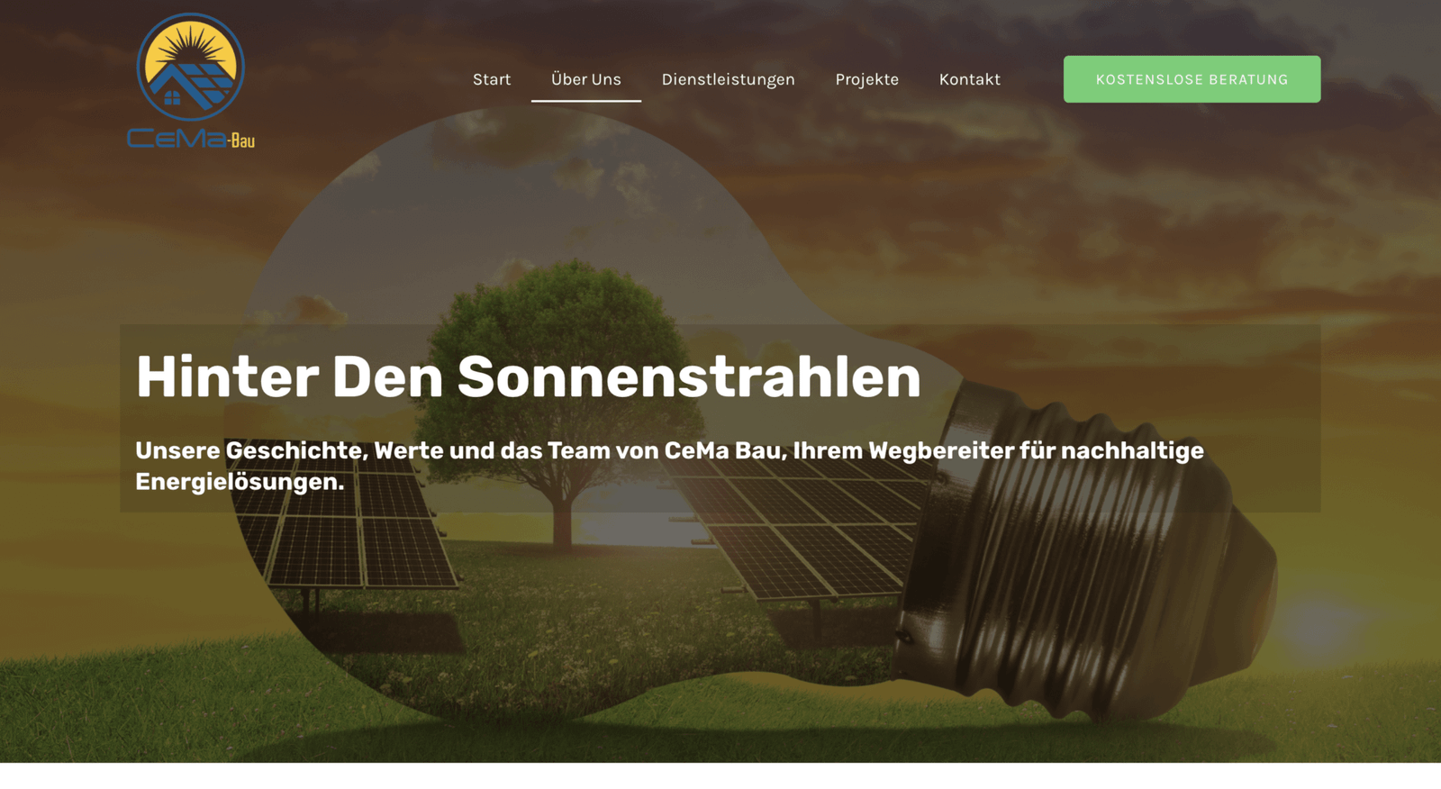 Cema Bau comprehensive website portfolio and user interface by Influneti