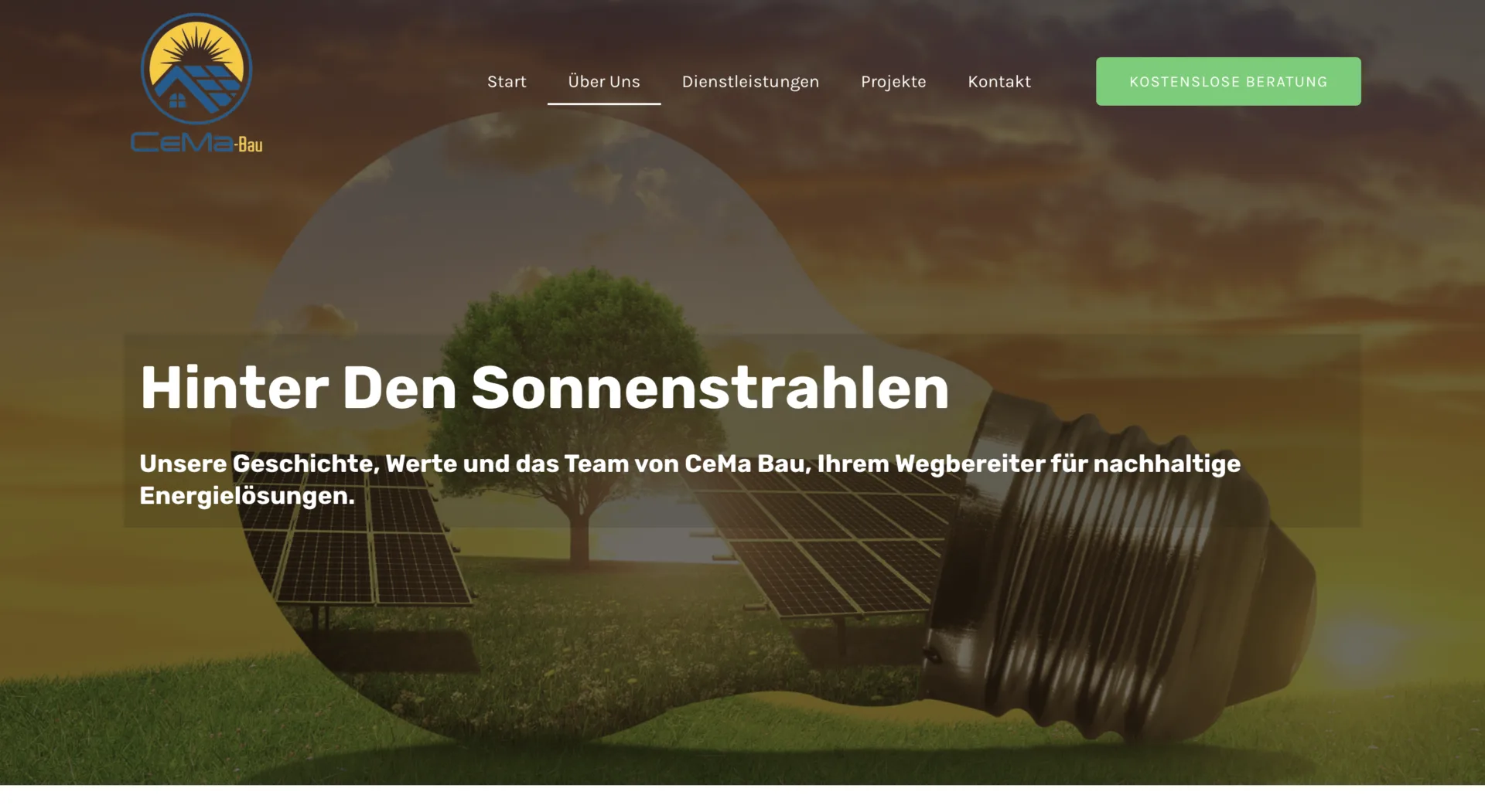Cema Bau comprehensive website portfolio and user interface by Influneti