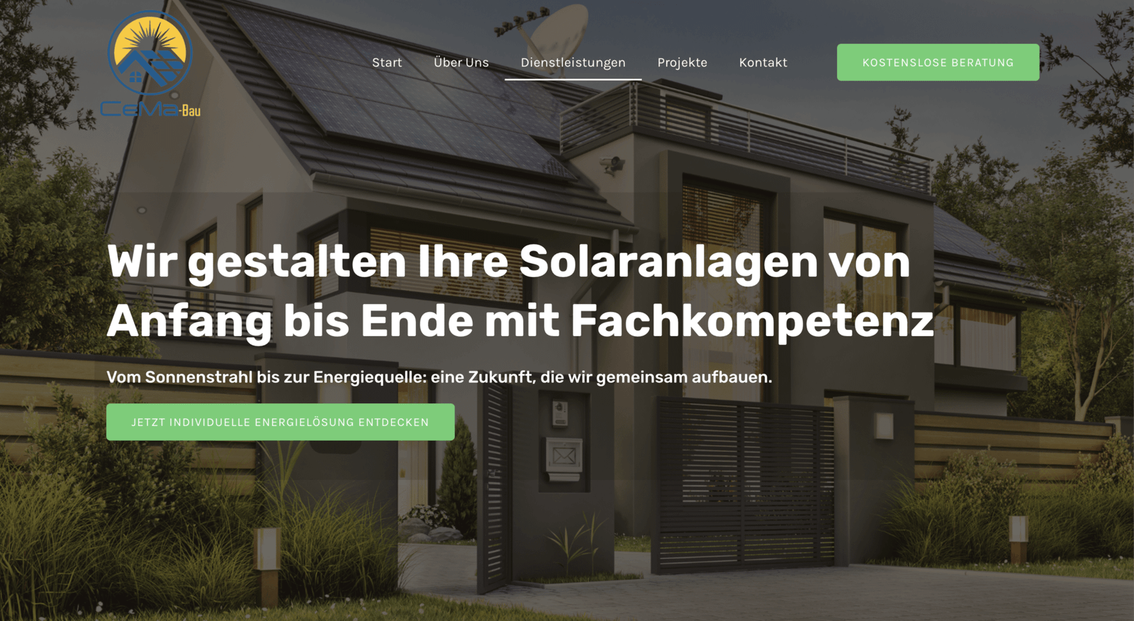 Cema Bau website visual design and digital strategy by Influneti