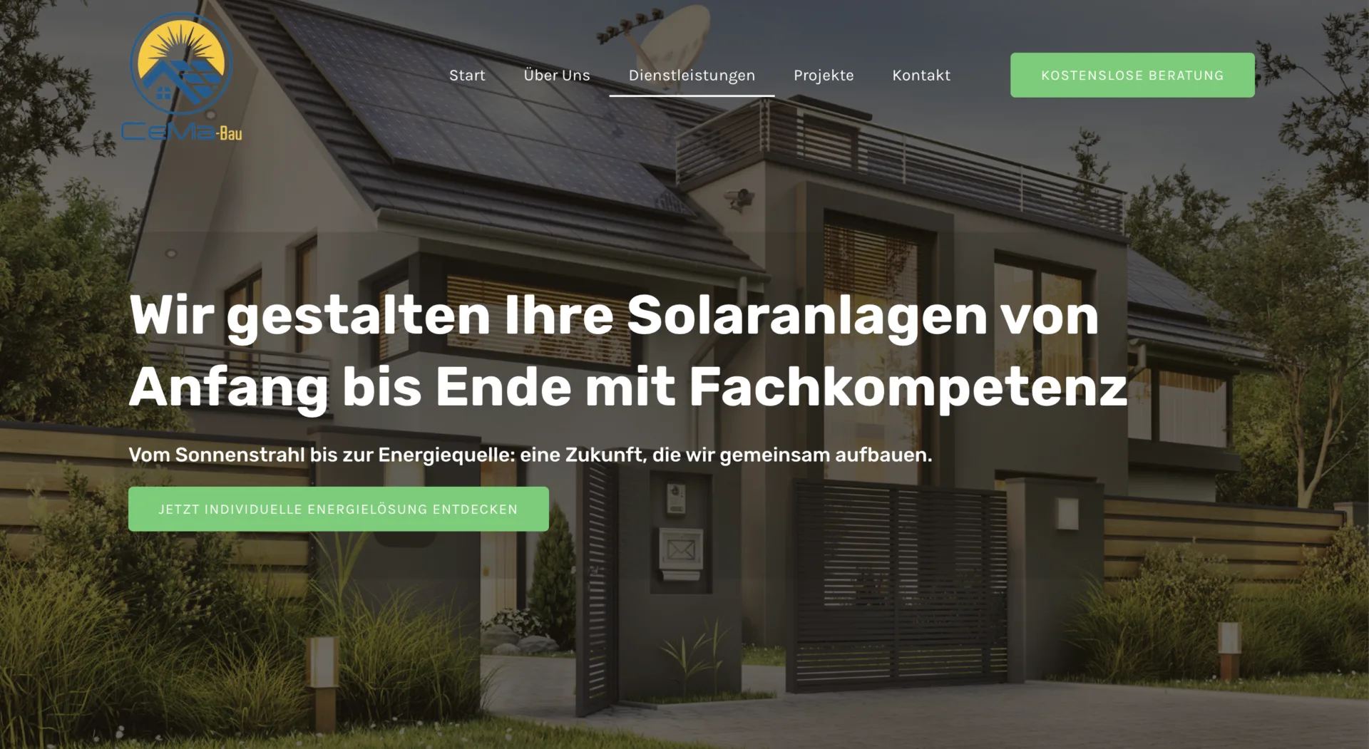 Cema Bau website visual design and digital strategy by Influneti