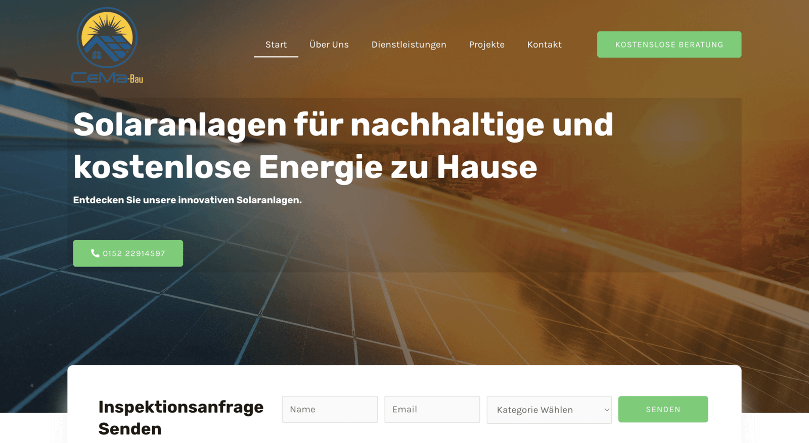 Cema Bau website interface design and user experience by Influneti