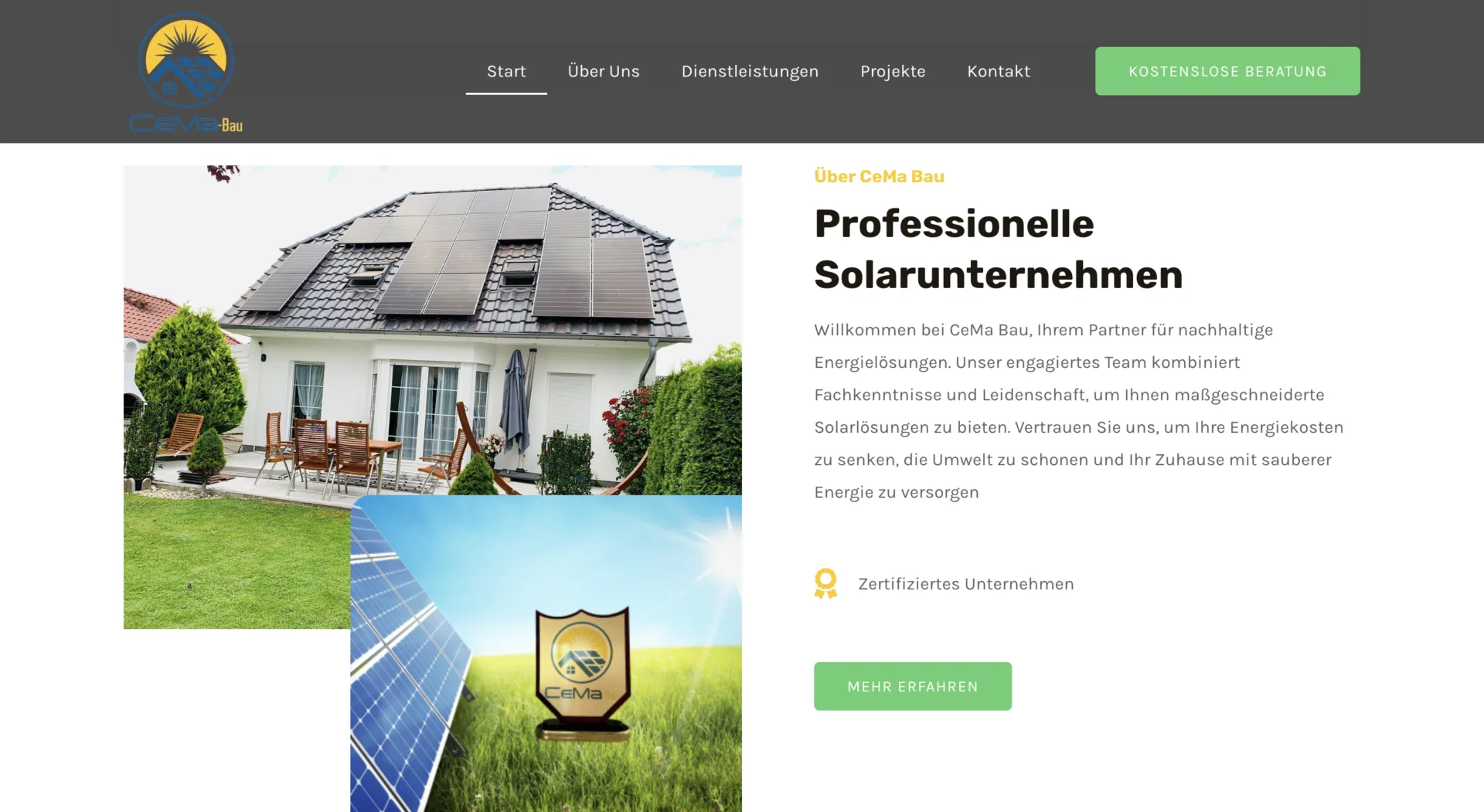 Cema Bau website design and development by Influneti agency