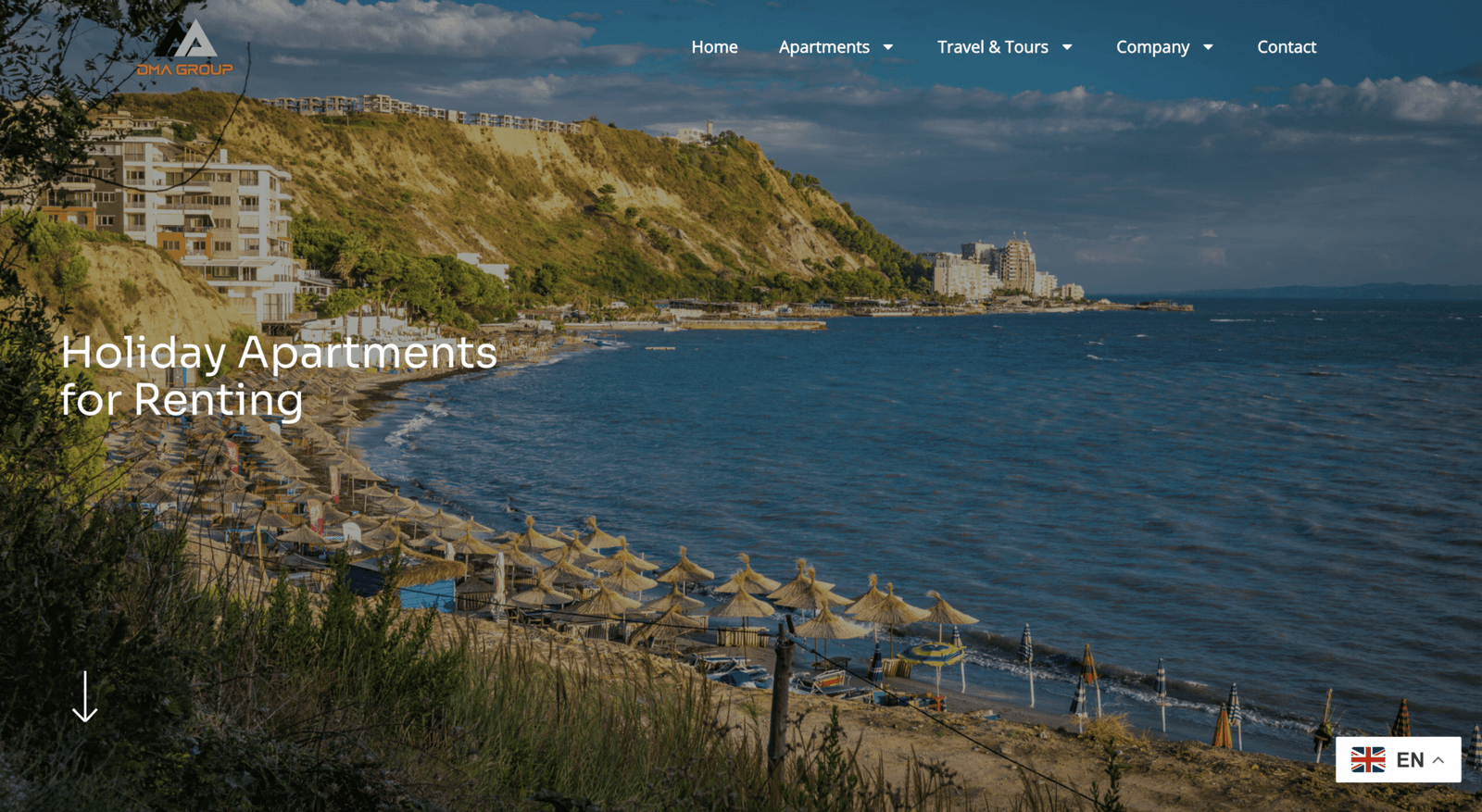 DMA Group custom web design and digital strategy by Influneti