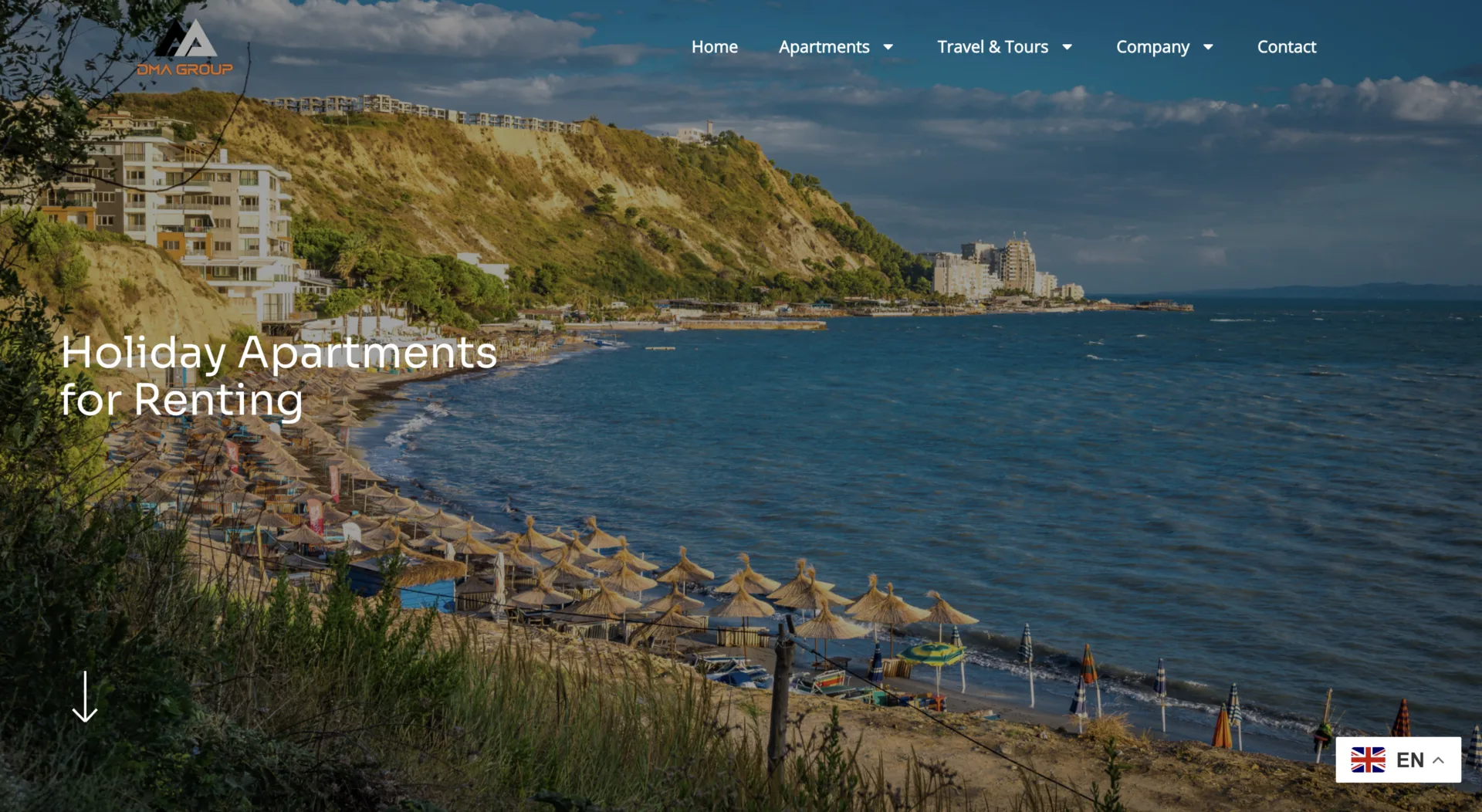 DMA Group custom web design and digital strategy by Influneti