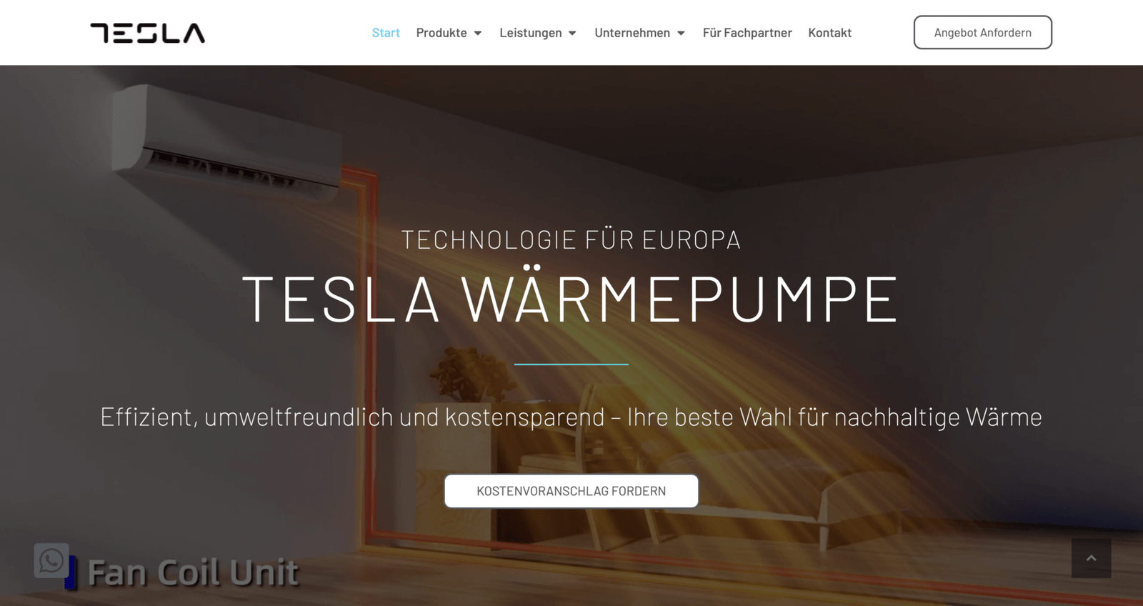 Tesla Technology corporate website layout and branding by Influneti