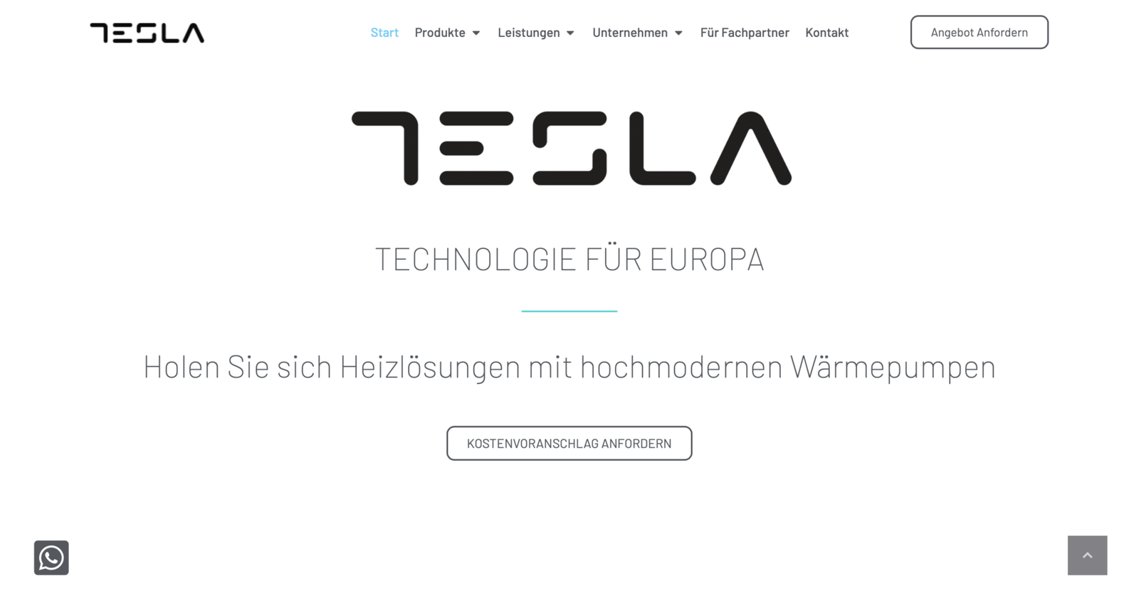 Tesla Technology custom web design and digital strategy by Influneti