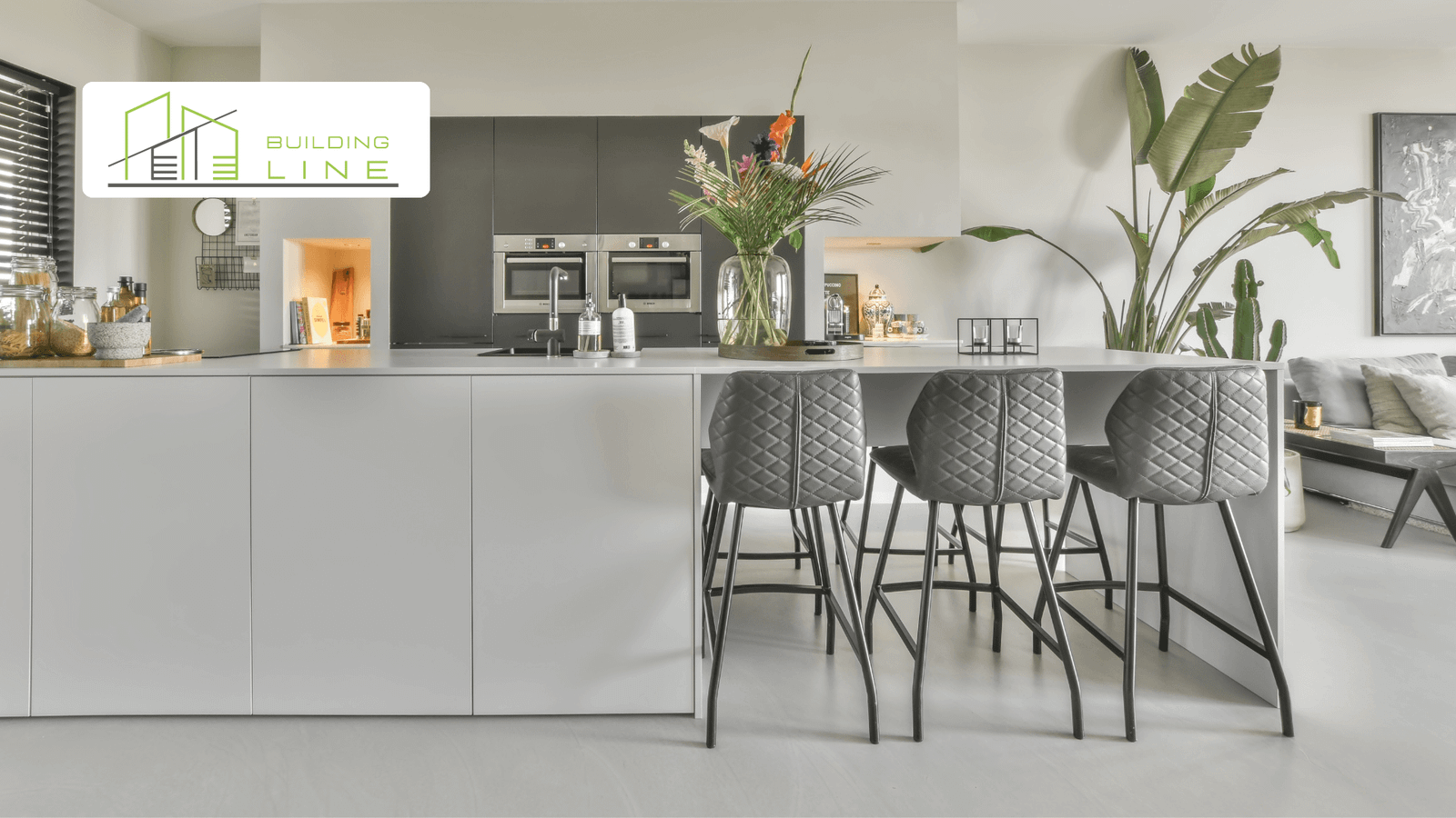 Building Line website layout and user interface by Influneti
