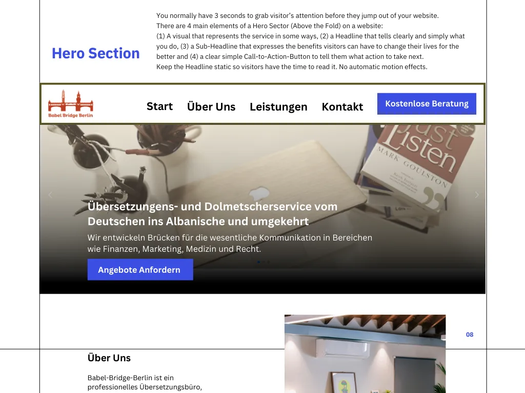 Babel Bridge comprehensive branding portfolio by Influneti marketing agency