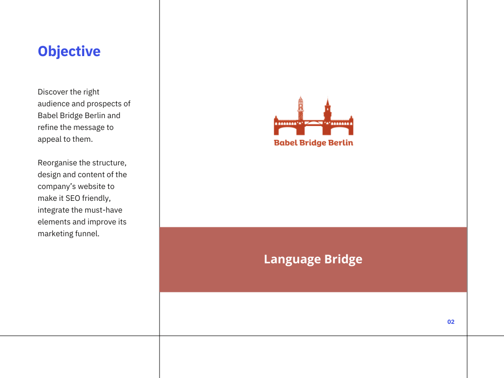 Babel Bridge brand positioning and visual assets by Influneti