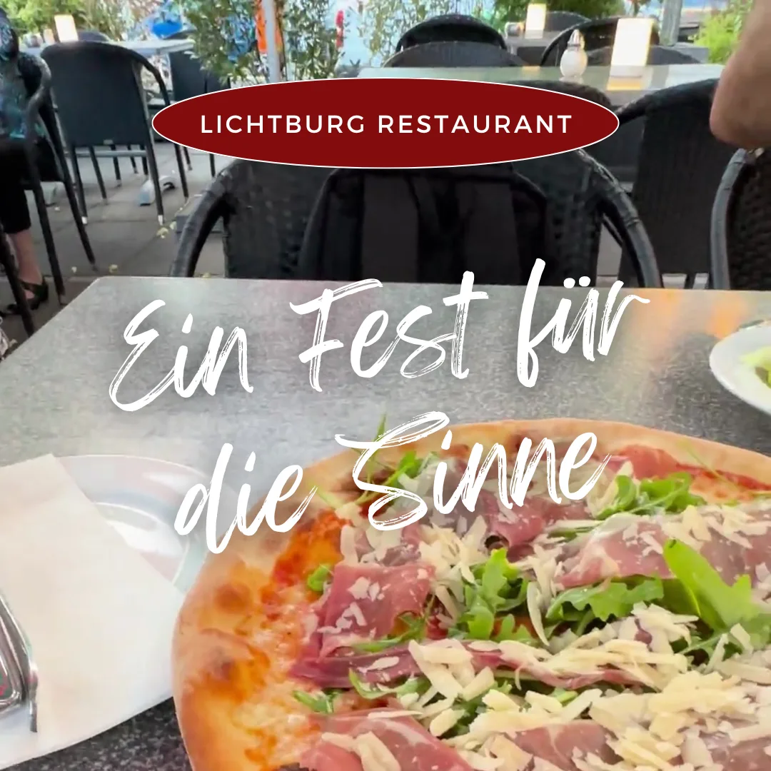 Lichtburg Restaurant social media marketing post design by Influneti