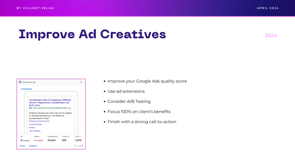 Arbor digital marketing and SEO strategy presentation by Influneti