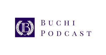 Buchi Podcast brand identity and logo design by Influneti