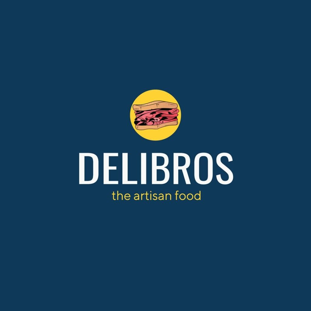 Delibros official logo design presentation by Influneti marketing agency