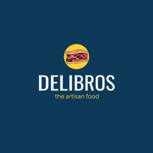 Delibros official logo design presentation by Influneti marketing agency