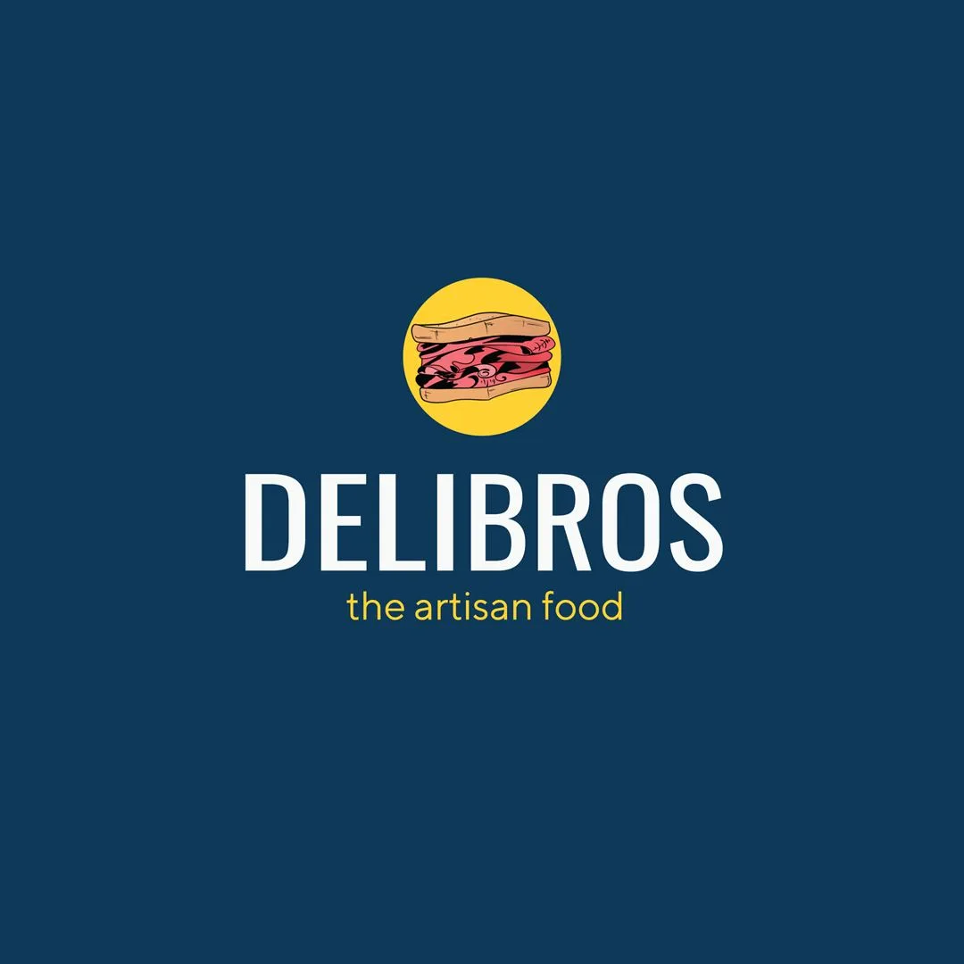 Delibros official logo design presentation by Influneti marketing agency