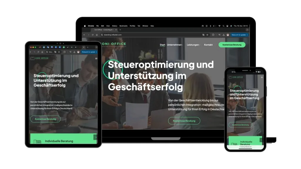 conioffice web design influneti
